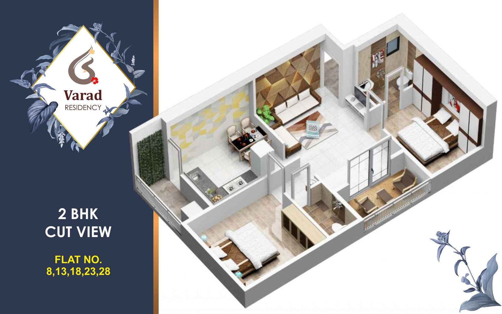 2 BHK at Varad Residency